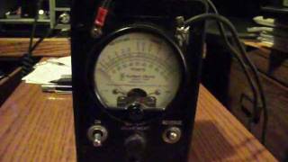 Simpsons Ohm amp DC Volt Meter Model 324 [upl. by Aisatal921]