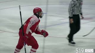 GOJHL  St Catharines Falcons vs Cambridge RedHawks [upl. by Sirromaj]