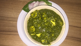 Palak Paneer Recipe in Bachelor Style [upl. by Aicittel]