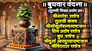 तुलसी विवाहप्रदोष व्रतश्रीगणेशतुलसीगोकुलेशशिवप्रदोषबुध स्तोत्रश्रीदुर्गाविठ्ठल स्तोत्र [upl. by Adnamor]