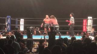 Omega VS Ishiii G1 Special Ric Flair CHOP FEST WOOOO [upl. by Eioj]