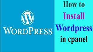 How to Install WordPress in cPanel  2023  WordPress Bangla Tutorial [upl. by Elliott]