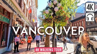 Vancouver 4K Walking Tour Canada  Captions amp Immersive Sound 4K Ultra HD60fps [upl. by Marcy]