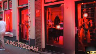 Amsterdam Red Light District Walking Tour An Exploration [upl. by Auqinot]