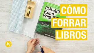 Cómo FORRAR LIBROS FÁCIL con forro adhesivo  EDIKEUS [upl. by Elyn]