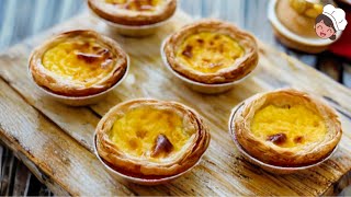 How to Make Portuguese Custard Egg Tarts  超好吃的葡式蛋挞  Pastéis de Nata 89 [upl. by Nnaes991]