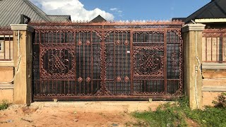 Price Of Rolling Gates Fence Rails Entrance Doors Exit Doors In Benin City Edo State Nigeria [upl. by Thomsen]