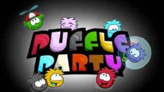 Puffle Party quotBlack Puffle Roomquot Music [upl. by Amaras407]