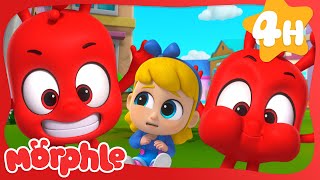 Silly Morphle Plays with Baby Mila 👶🏼  4 HOURS  Cartoons for Kids  Mila and Morphle [upl. by Aerehs]