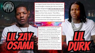 Lil Zay Osama Indicted By Feds  Lil Durk Heart problems 😱 [upl. by Ashely]