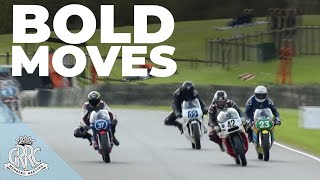 Intense overtakes  2022 Hailwood Trophy part 2 highlights  Goodwood 79MM [upl. by Remoh]