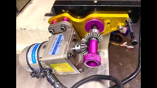 Machining a DIY Power Feed for a Benchtop Milling Machine Using an AC Motor Project [upl. by Eanyl]