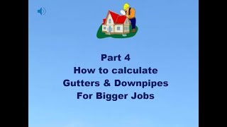 How to design eaves gutters and downpipes for bigger jobs [upl. by Dalohcin]