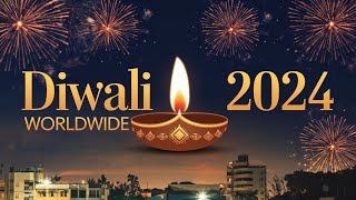 Pakistani girl reaction on How World And India Celebrated Diwali In 2024 [upl. by Brodie811]