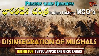 Disintegration of Mughals  Mughal History MCQ  Indian history  GK  Tone Academy [upl. by Tterb]