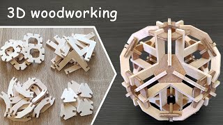 3D woodworking scroll saw project [upl. by Parris47]