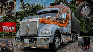 Trailer en fibra de carbono de esta KENWORTH T880 2020 que también trae un sistema innovador [upl. by Radman498]