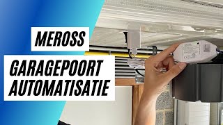 Garagepoort bedienen met je iPhone  Meross Garagedoor opener [upl. by Ietta]