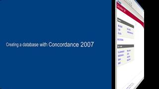 Concordance Training 14 Building a Database [upl. by Annahpos238]