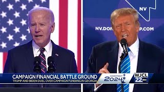 Donald Trump Joe Biden working to ramp up support among Georgia voters [upl. by Oruntha]