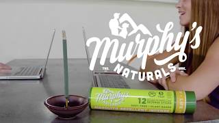 Murphys Naturals Mosquito Repellent Incense Sticks  Infused with Citronella Rosemary amp More [upl. by Annodahs]