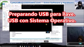 Como hacer o crear llave USB en Windows 10 comandos DOS Preparar USB de rescate Panda Antivirus [upl. by Nayab501]