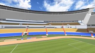 Proyecto arquitectónico de remodelación del Estadio Olímpico Atahualpa [upl. by Soulier]