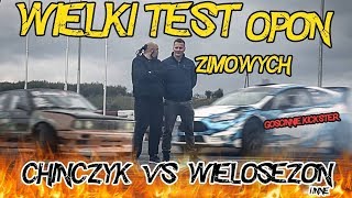 Wielki Test opon zimowych CHIŃCZYK VS WIELOSEZONOWE I INNE Gościnnie Kickster TV [upl. by Namya]