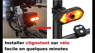 Installer clignotant vélo facile en quelques minutes [upl. by Vershen]