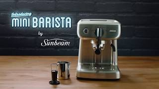 Sunbeam Mini Barista Coffee Espresso Machine EM4300 [upl. by Oilegor135]