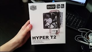 Cooler Master Hyper T2 Installation  Temp Comparisons [upl. by Anirehs]