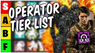 Official Operator Tier List For Operation Twin Shells Y9S3  Rainbow Six Siege 2024 [upl. by Nananne]