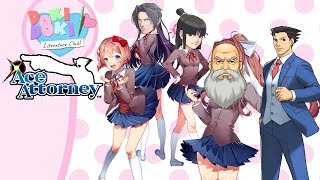 Doki Doki Literature Club Ace Attorney SPOILERS [upl. by Joed]