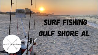 2023 Gulf Shores Alabama Surf Fishing [upl. by Anialad]