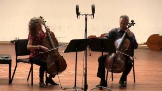 Domenico Gabrielli Canon for Two Cellos by Josephine van Lier and Tido Janssen cello [upl. by Nadler]