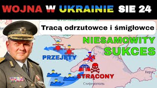 24 SIE Niesamowita Operacja Morska SZEF WAGNERA MARTWY Rosyjski Śmigłowiec Przejęty  Wojna w Ukr [upl. by Tama206]