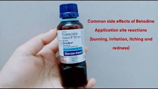 PovidoneIodine solution  Betadine solution 10  Antiseptic amp Disinfectant [upl. by Nainatrad]