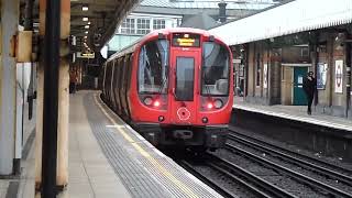 S7 Stock 21447 Poppy London Underground District Line Leaving at Plaistow P2 for Dagenham East [upl. by Catie]