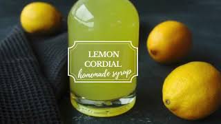 Lemon cordial [upl. by Nosnarb]