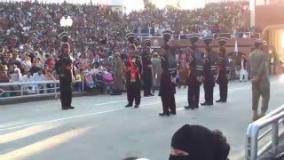 Wagah Showcases Competition Pride in Daily IndiaPakistan Border Ceremony [upl. by Irap912]