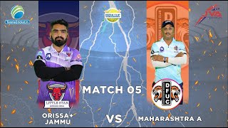 Maharashtra A Vs Orrisa Jammu  INDIA CUP 2024  KOLKATA [upl. by Eelyac]