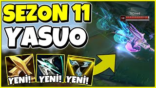 SEZON 11 YASUO YENİ MEKANİK  Yeni İtem ile Minyon Olmadan Kayabiliyor  KassadinsCreed [upl. by Sergio]