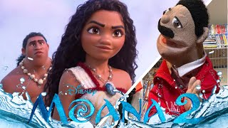 Moana 2 Official Teaser Trailer Puppet Reaction [upl. by Annaillil]