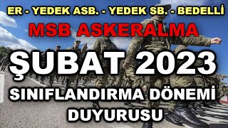 Askerlik Başvurusu Nasıl Yapılır  Şubat 2023 Sınıflandrıma Dönemi Duyurusu Önemli [upl. by Burwell]