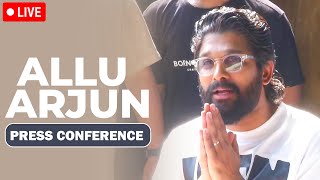 LIVE Allu Arjuns Press Conference after release from Central Prison Chanchalguda  Pushpa 2 [upl. by Uv]