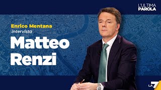 Elezioni europee 2024  Enrico Mentana intervista Matteo Renzi [upl. by Nichol596]