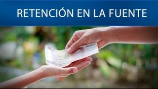 Retención en la fuente  DIAN Derecho tributario [upl. by Fiedler211]