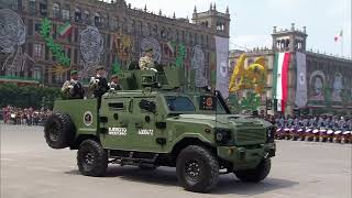 Desfile Militar Elementos de la Guardia Nacional marchan en el Zócalo CDMX  Imagen Noticias [upl. by Jdavie]