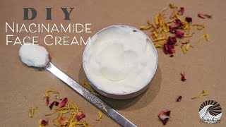 How To Make Face Cream For Skin Brightening With Niacinamide Rose Water amp Calendula [upl. by Midis]