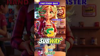 FastFood Frenzy Spot the Logo in Seconds 🍔⏱️ shorts quiz [upl. by D'Arcy]